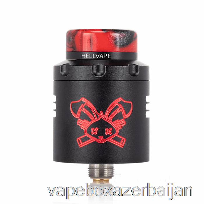 E-Juice Vape Hellvape DEAD RABBIT V3 24mm RDA Black Red